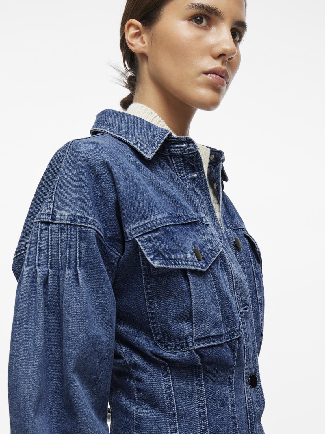 ROUANNELIESE Midi Dress - Dark Blue Denim - VERO MODA & VILA Bergvik